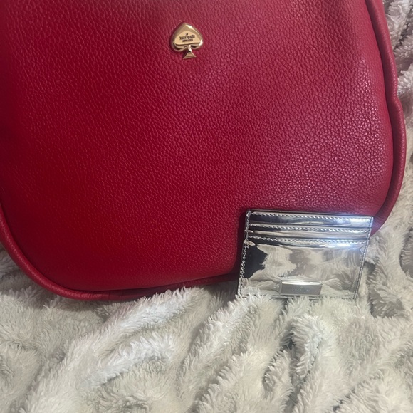 Kate Spade Kayla Red Leather Shoulder Bag - Picture 5 of 7